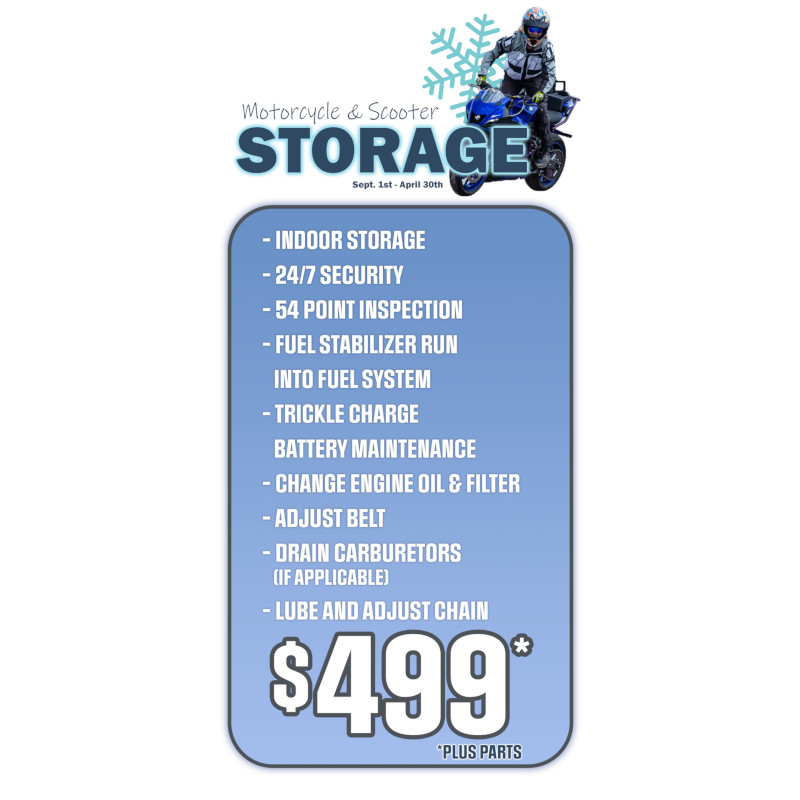 Winter Storage Milwaukee Powersports Oak Creek Wisconsin